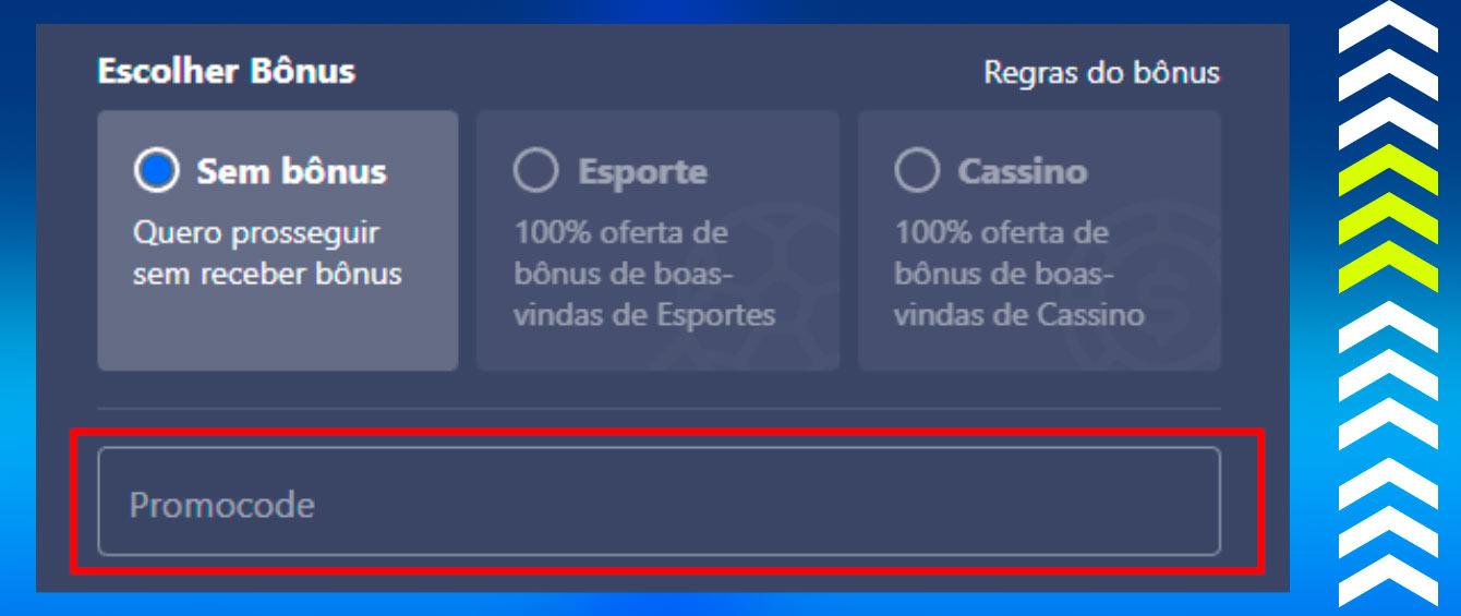 Bônus de depósito em cassino online