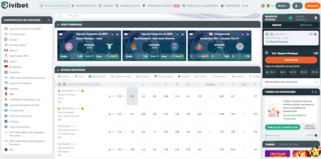 Site de aposta de futebol